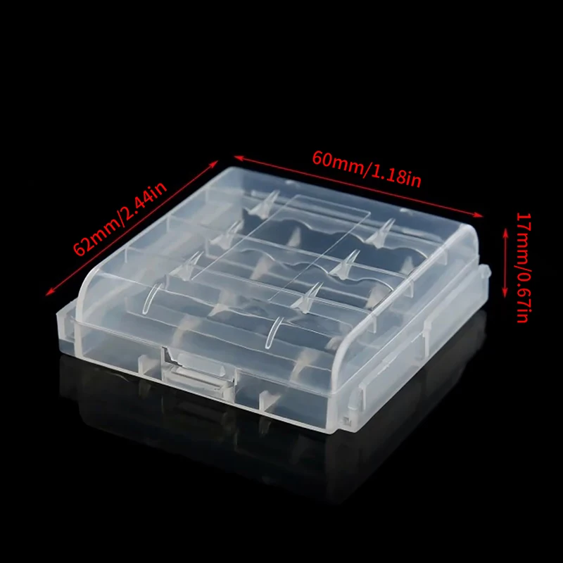 1Pcs Transparentné A Prenosné Č. 7 AAA Batérie Úložný Box 10440 Lítiové Batérie, Úložný Box