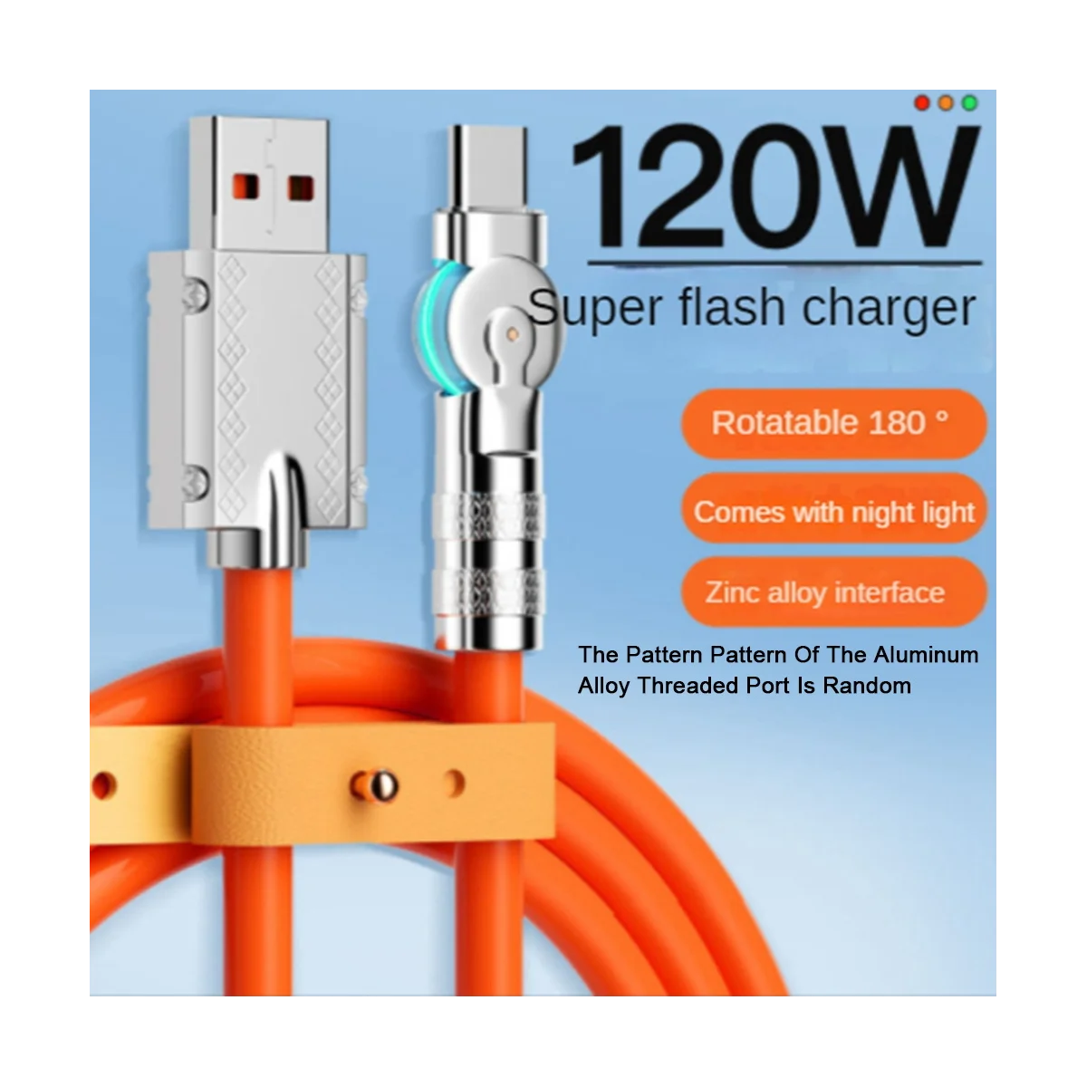 120W 6A Super Rýchle Nabitie Typ-C Tekutý Silikónový Kábel Rýchle Kábel USB pre Chytré telefóny, Pixel Bold údaj,Orange 1M