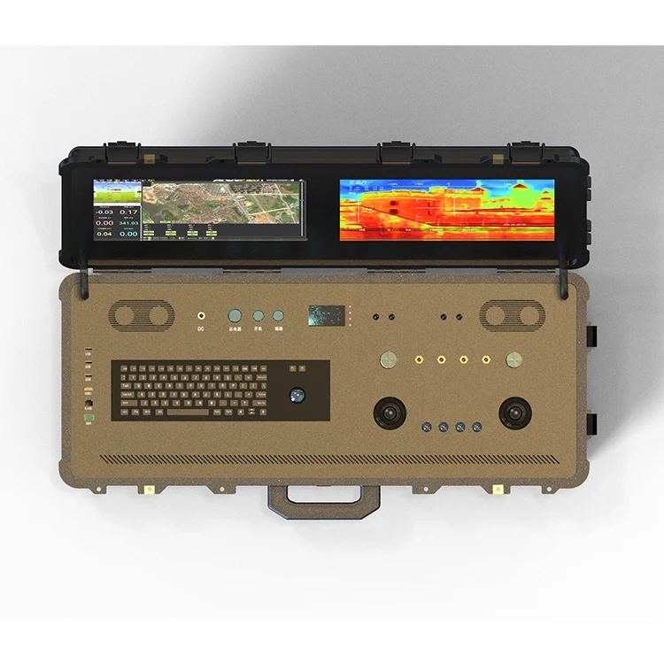 Dual Screen RC Video Ground Control Station Pre VTOL UAV Drone UAS Systém Diaľkového Ovládania Videa Telemetry RC Prepojenie Komunikácie