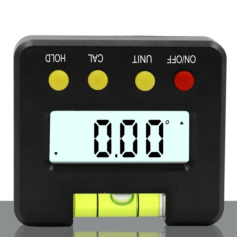 Mini Digital Inclinometer Elektronické Uhlové Pravítko Úrovni s Magnetickým Úrovni Bublina Merací Nástroj