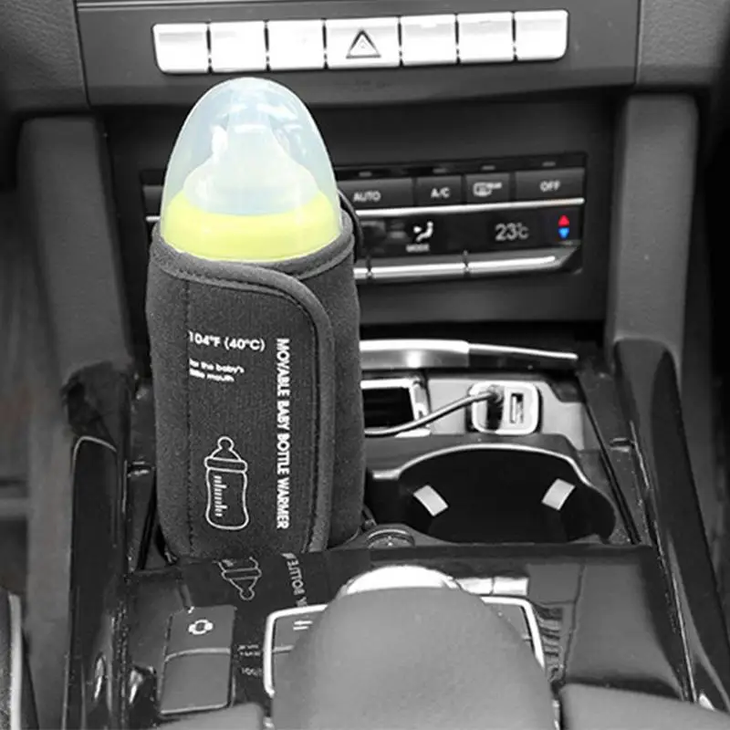 Auto Baby Bottle Warmer USB Baby Bottle Warmer Prenosné Mlieko Cestovný Ohrievač Prenosné Fľaše Kúrenie Taška Auto Fľaša Teplejšie Pre Dieťa
