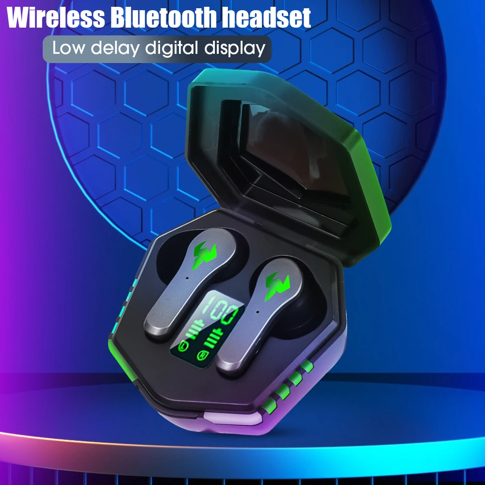 N35 Bluetooth 5.2 Herné Hudobné Slúchadlá Bezdrôtové Slúchadlá Smartphone Univerzálny Bezdrôtový Digitálny Displej Športové Slúchadlá Slúchadlá