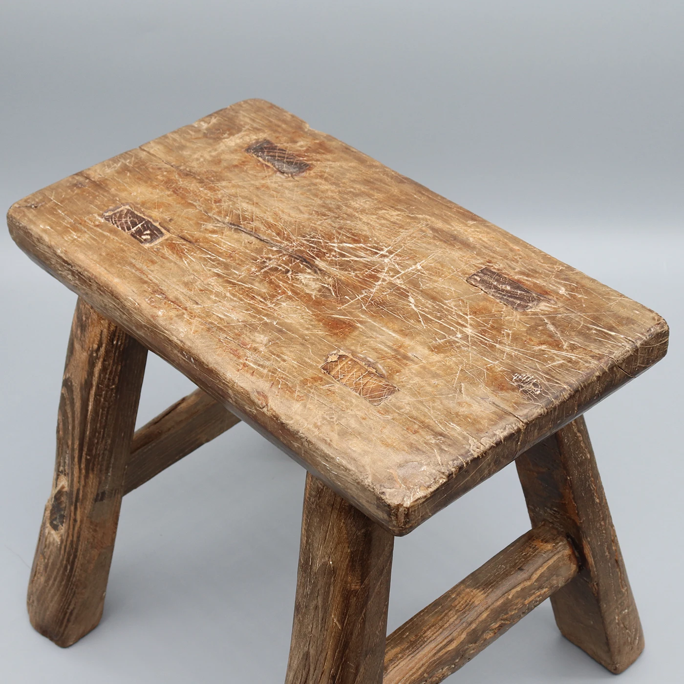 Stredná veľkosť drevenú stoličku, Veľmi starý, Masívneho dreva, Čínsky antik, Mortise a tenon spájané stolice