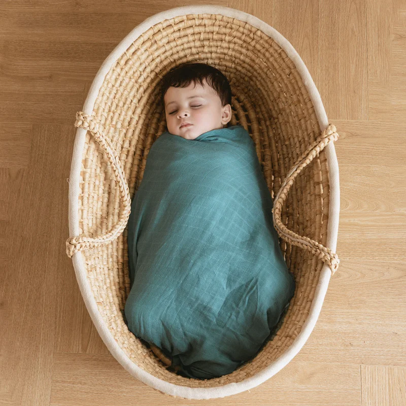 prispôsobený veľkoobchod lete multifunkčné baby bamboo mušelínu swaddle deka pre novorodencov Detská osuška