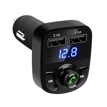 X8 Auta, Bluetooth, FM Vysielač, MP3 prehrávače Multifunkčné Auto Nabíjačka, Auto Príslušenstvo