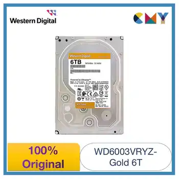 100% Originálne Western Digital WD Zlato 6TB 3.5 HDD Enterprise Pevný Disk SATA 7200 ot / min WD6003VRYZ