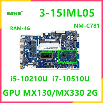 NM-C781 Pre Lenovo V15 G1-IML 3-15IML05 Notebook Doske 15inch 5B20S44238 5B20S44242 5B20S44236 S i3 i5 i7 CPU V2G RAM 4G