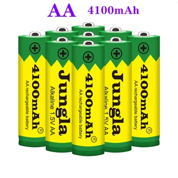4~20 KS Nových 4100 mAh batéria AA 1,5 V Nabíjateľná Alcalinas drummey pre hračka light emitting diode