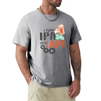 tričko značky t shirt som zase IPA do API T-Shirt anime oblečenie chlapci biele tričká obyčajný t košele mužov Ležérny top čaj