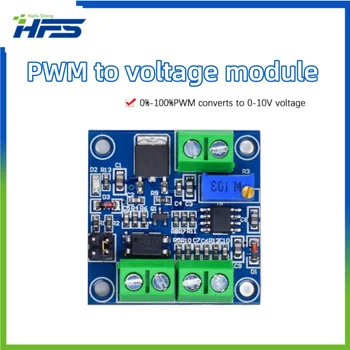 PWM Napätia Prevodník Modul 0%-100% 0-10V pre PLC MCU Digitálneho na Analógový Signál Prevodníka Napájací Modul PWM Adjustabl