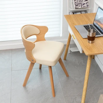 Masívneho dreva pre domácnosť rotujúce počítač stoličky, jednoduchý a malý písanie stolička, operadlo, jedálenské stoličky, kreslá, stoličky