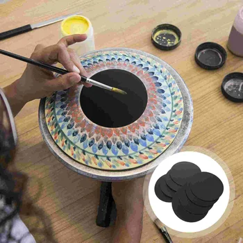 8 Ks Mandala rysovaciu Dosku Bodkovanie Nástroje pre Maľovanie Mandaly Black Kraft Papier