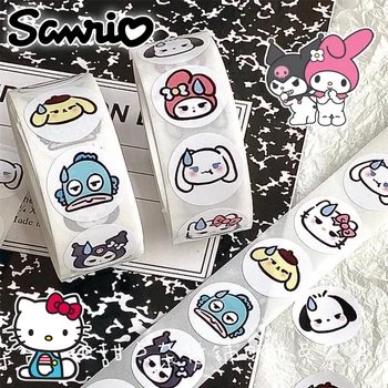 500pcs Sanrio Hello Kitty Kuromi Melódie Nálepky Kawaii Prenosný Kufor Skateboard Gitara Telefón Cartoon Nálepky Dieťa Darček Hračky