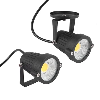 LJL-2X KLASU 3W 12V LED Trávnik Svetlo Vodotesný LED Reflektor, Záhrada, Záhradné Svetlo Vonkajšie Pozornosti (Č Piliere, Teplé Farby)