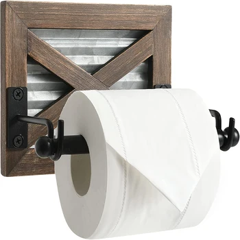 Toaletný Papier Držiak Organizátor Wall Mount Úložný Stojan Kuchyňu, Kúpeľňu Tkaniva Uterákov Nehrdzavejúcej Dierovanie-Zadarmo