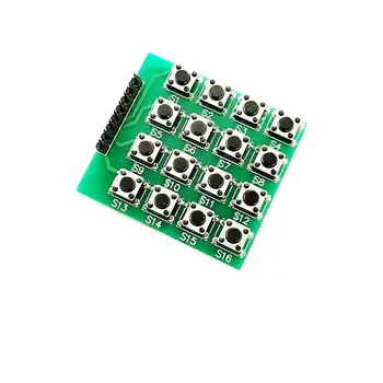 Priame Vkladanie 4X4 Matice 16 Tlačidlo Microcontroller Externé Rozšírenie Klávesnice Nie je Tenký Film