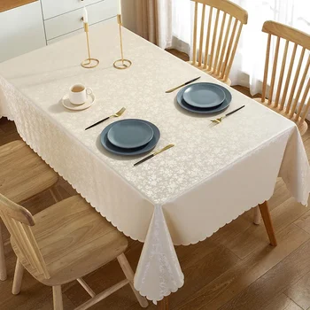 Obrus textílie Európsky štýl nepremokavé, obarenie odolná oleju, a umývanie zadarmo obdĺžnikový stôl mat