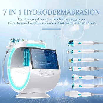 2024 Kryoterapia microdermal magické zrkadlo Pokožky analyzer oxygenoterapia stroj Ultrazvukové starostlivosti o pleť blue ice stroj