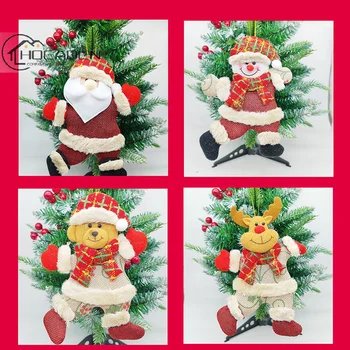 Tanečné Santa Veselé Vianočné Ozdoby na Vianočný Strom Závesné Hračky Vianočný Strom Dekorácie Domova Predstaviť Vianoce Detí Darček