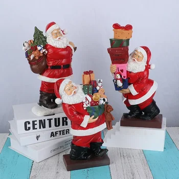 Santa Claus bábika ozdoby, Vianočné dekorácie, darčeky živice Vianočné dekorácie atmosféru dekorácie