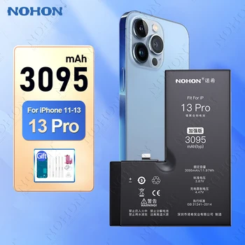 NOHON 3095mAh Telefón Batéria pre iPhone 13 Pro 12 Mini Náhradné vysokokapacitný Bateria pre IPhone 11 12 Pro Max Batérie