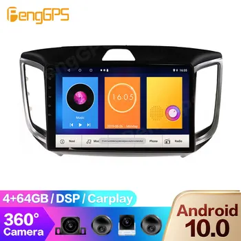 360 Panorama Fotoaparát pre Hyundai IX25 2014-2018 Rádio DVD Prehrávač Android Multimediálnu GPS Navigáciu Auto Stereo Dotykový displej 4G+64 G