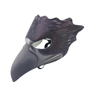 Eagle Facewear pre Dospelých Halloween Vtákov, Zvierat Facewear Maškaráda Karneval Štít na Tvár Novinka Pokrývky hlavy pre Cospaly
