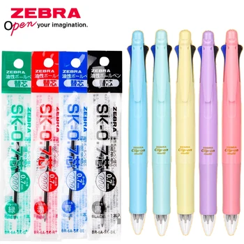 ZEBRA 4+1 Multifunkčné Pero B4SA1 Four-color Gel Pero + Mechanická Ceruzka Ľahko Sa prenáša Multi-Výber farieb Študent kancelárske potreby