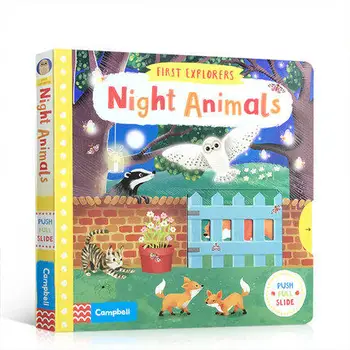MiluMilu Pôvodné Deti Populárne Vzdelávania Knihy Prvý Objavitelia Noc Voľne Žijúcich Zvierat Rada Knihy Farbivá Anglický Činnosť