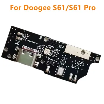 Pre Doogee S61 Pro Mobilný Telefón Nový, Originálny USB Rada Nabíjací Konektor Dock S Mikrofón MIC Pre Doogee S61 Opravy Príslušenstvo