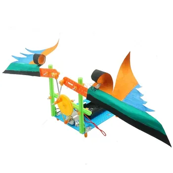 Vyučovaní fyziky Malých výrobných bionic vták pohyb vytvoriť vecička ručné diy veda experiment mechanické krídla
