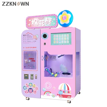 Obchodné Bavlna Candy Floss Predajné Automaty Robotické Rameno Cukru, Takže Obchodu Plne Automatické Vata Automat