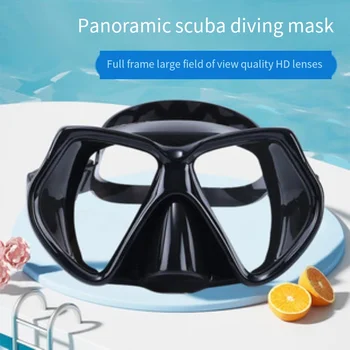 Vodotesný, Anti-fog Zadarmo Potápačské Masky, Full Frame Veľké zorné Pole Tvrdené Sklo Objektívu HD Priesvitné Športové Potápačské Okuliare