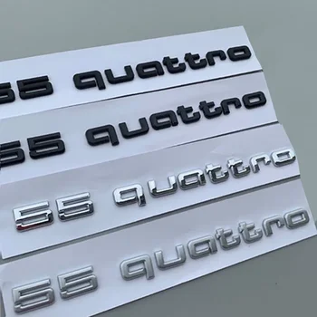ABS Auto Príslušenstvo, Zadný Kufor Nálepka Pre Audi 35 55 50 Quattro Logo, A7, A8, Q3 A1 A3 A5 A6 Q4 Q5 S7 A4L Chvost Znak, Odznak Obtlačky