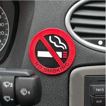 1pcs Upozornenie zákaz Fajčenia Logo Auto Nálepky na Jeep Cherokee Comanche Veliteľ Komanda Kompas Distribútora.