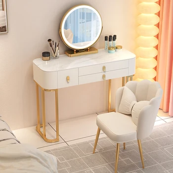 Moderný Minimalistický Luxusné Toaletné Stolíky make-up Zrkadlo, Skrinka na odkladanie vecí Márnosť Tabuľky Nordic Spálňa Tavolo Trucco Nábytok WZ50VT