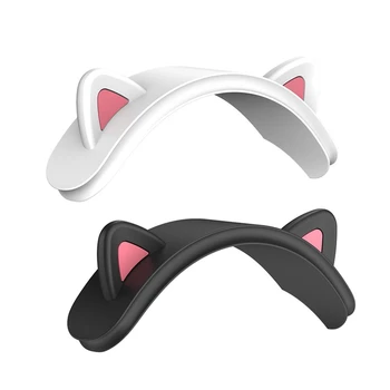 Pre Apple Max Multifunkčný Bezdrôtový Bluetooth Headset Brvna Mačka Ucho Silikónový Ochranný Kryt