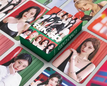 55Pcs/Set Kpop Idol ITZY Nový Album RINGO Lomo Karty Photocards HD Výtlačky, Pohľadnice Lia Yuna Yeji Ryujin Fanúšikov Dary, Zbierky