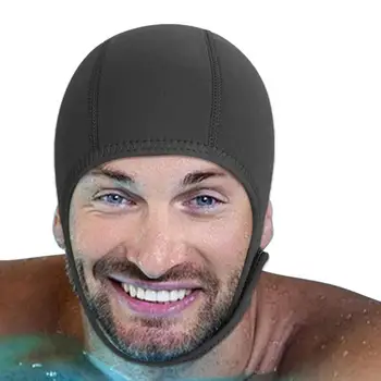 Plávať Klobúk Neoprénová 2,5 mm Zahustiť Potápanie Klobúk Zimné Plávanie Ochranu Sluchu Klobúky Plavky Zariadenia Pre Mužov, Ženy