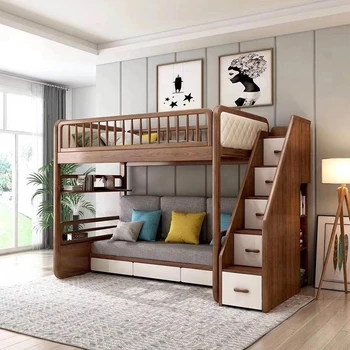 USA multifunkčné moderné deti deti rozťahovací gauč poschodová posteľ