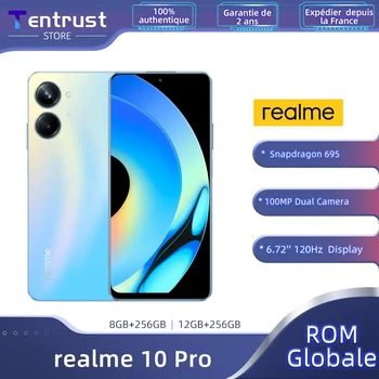Globálne ROM realme 10 Pro Snapdragon 695 Procesor 6.72