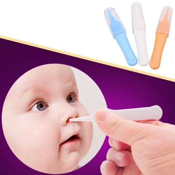 Dieťa Starostlivosť O Ucho, Nos, Pupok Čistenie Pinzety Bezpečnosti Pinzeta Plastic Cleaner Klip