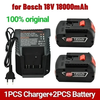Nové Batérie 18V 18Ah pre Bosch Elektrická Vŕtačka 18V 18000mAh Nabíjateľná Li-ion Batéria BAT609 BAT609G BAT618 BAT618G BAT614