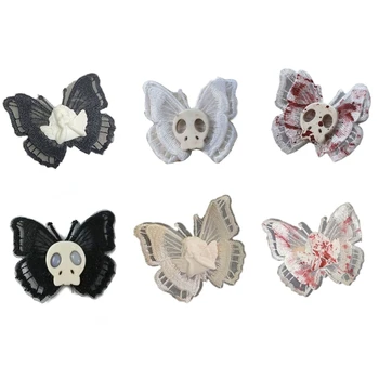 Gotický Vlásenky Steampunk Kostra Anjel pre butterfly sponky do Vlasov Vlasy Accessorie Dropship