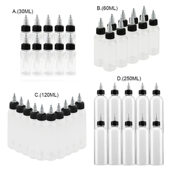 10 Pack Pigment Fľaša Transparentné Skladovanie Držiteľa Multi-typy Kontajner Atrament