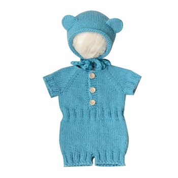 Baby Bear Kostým Novorodenca Fotografie Oblečenie, Oblečenie pre Nezabudnuteľné Zábery Darček