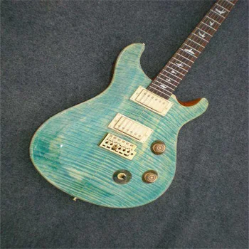 Pôvodné Priamy Predaj High-kvalitné Profesionálne Elektrické Gitary Svetlo Zelená
