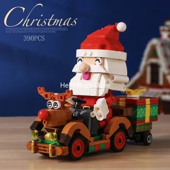 Nápady Série Santa Claus, Soby Auto stavebným Creative Expert Santa Claus Model Tehla súpravy, Hračky Pre Dieťa Vianočný Darček MOC