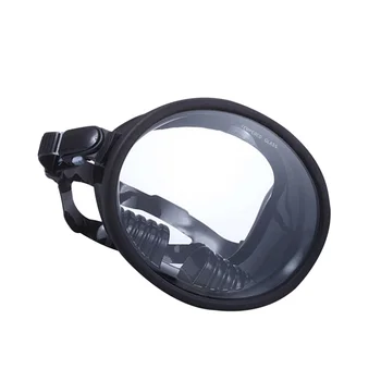 1pc Široké pole-Potápačské Okuliare, Anti-fog Plávanie Okuliare na Potápanie Používať Okuliare (Black)