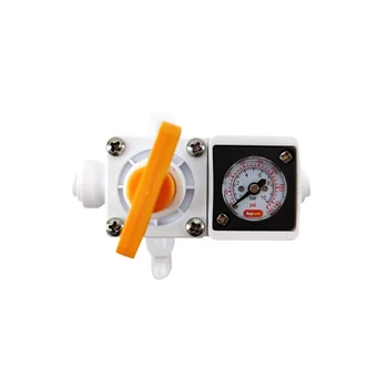 KegLand Duotight Inline V Súlade Regulátor - S Integrovaný ukazovateľ Vody alebo Plynu - 6.35 mm (1/4